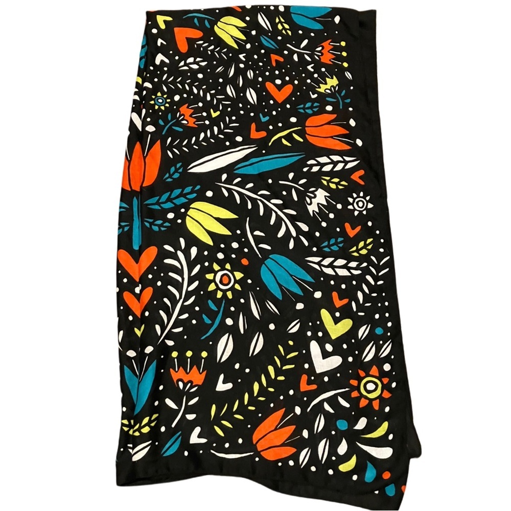 Colorful Patterned Scarf / Wrap - image 4